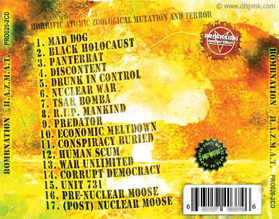 Graphic design artwork of the album cd tray card
