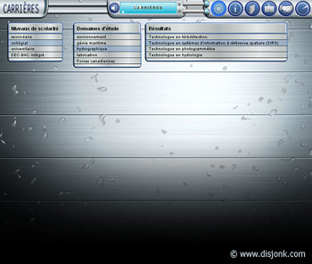 Interactive web site graphic design